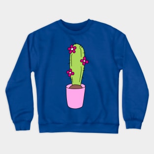 Tall Flower Cactus Crewneck Sweatshirt
